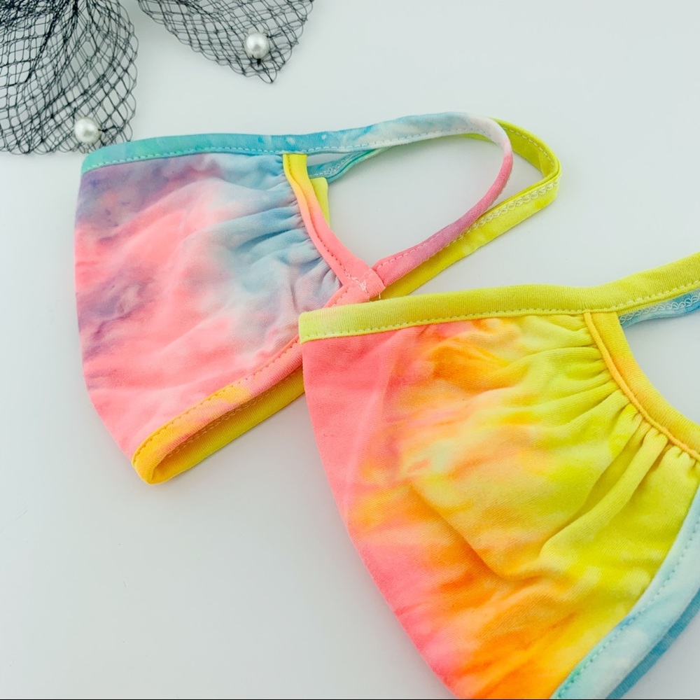 2 ULTRA SOFT TIE DYE FACE MASK - Picture 3 of 7